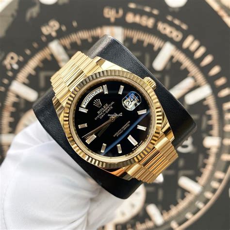 rolex president day date onyx dial|Rolex Day-Date 40mm price.